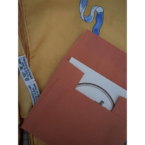 HERMES Silk Scarf LE GEOGRAPHE Carre 90 Sandra Laroche Kangaroo Jacquard w/Box - Picture 16 of 16